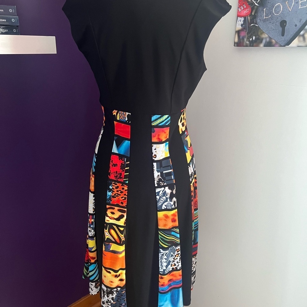 Frank Lyman Sleeveless Multi Colored Dress - Picture 9 of 12